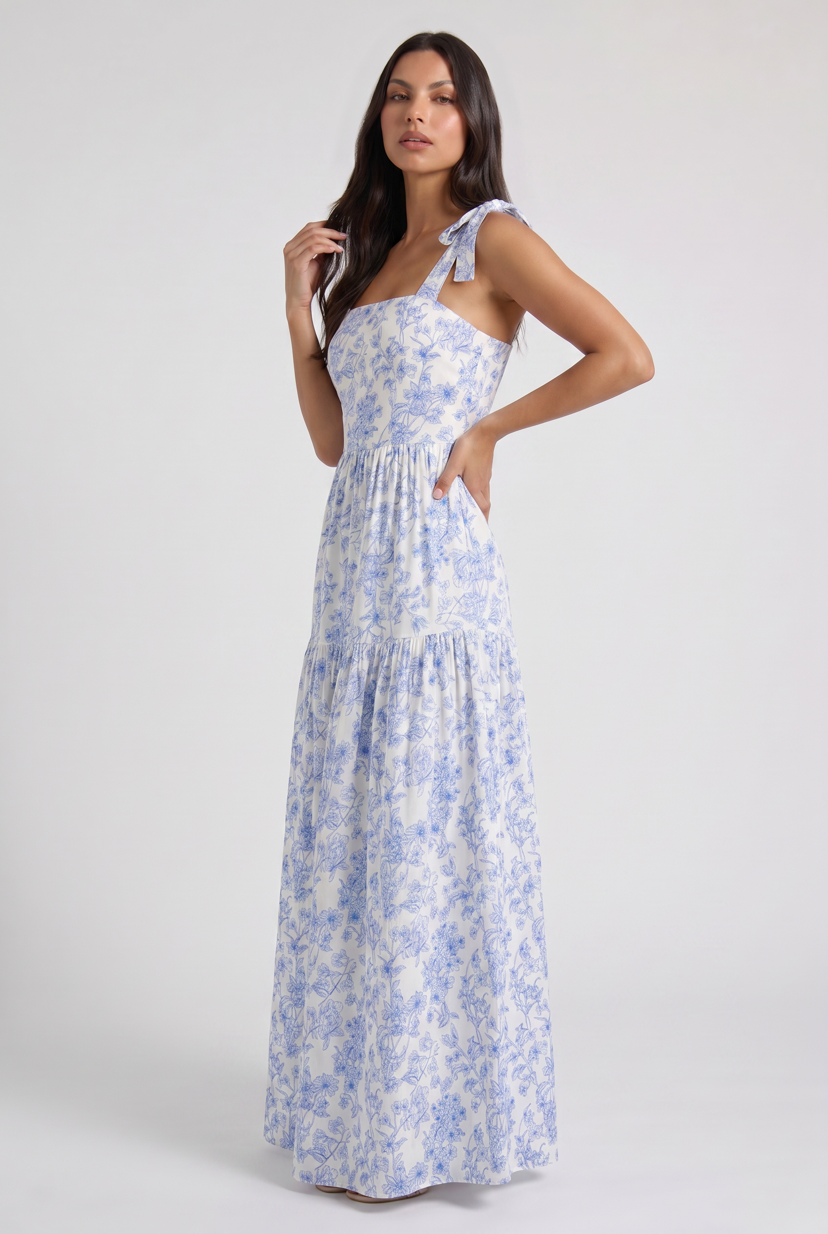 Abito Maxi Dianna Bella di Roma – laterale