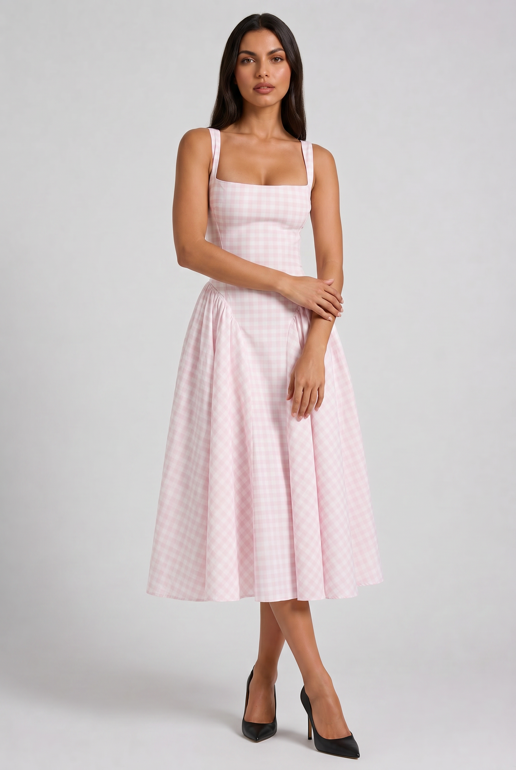 Abito Midi Sherrie Bella di Roma – vista frontale