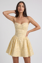 Abito Mini Katie Floreale Bella di Roma – vista frontale