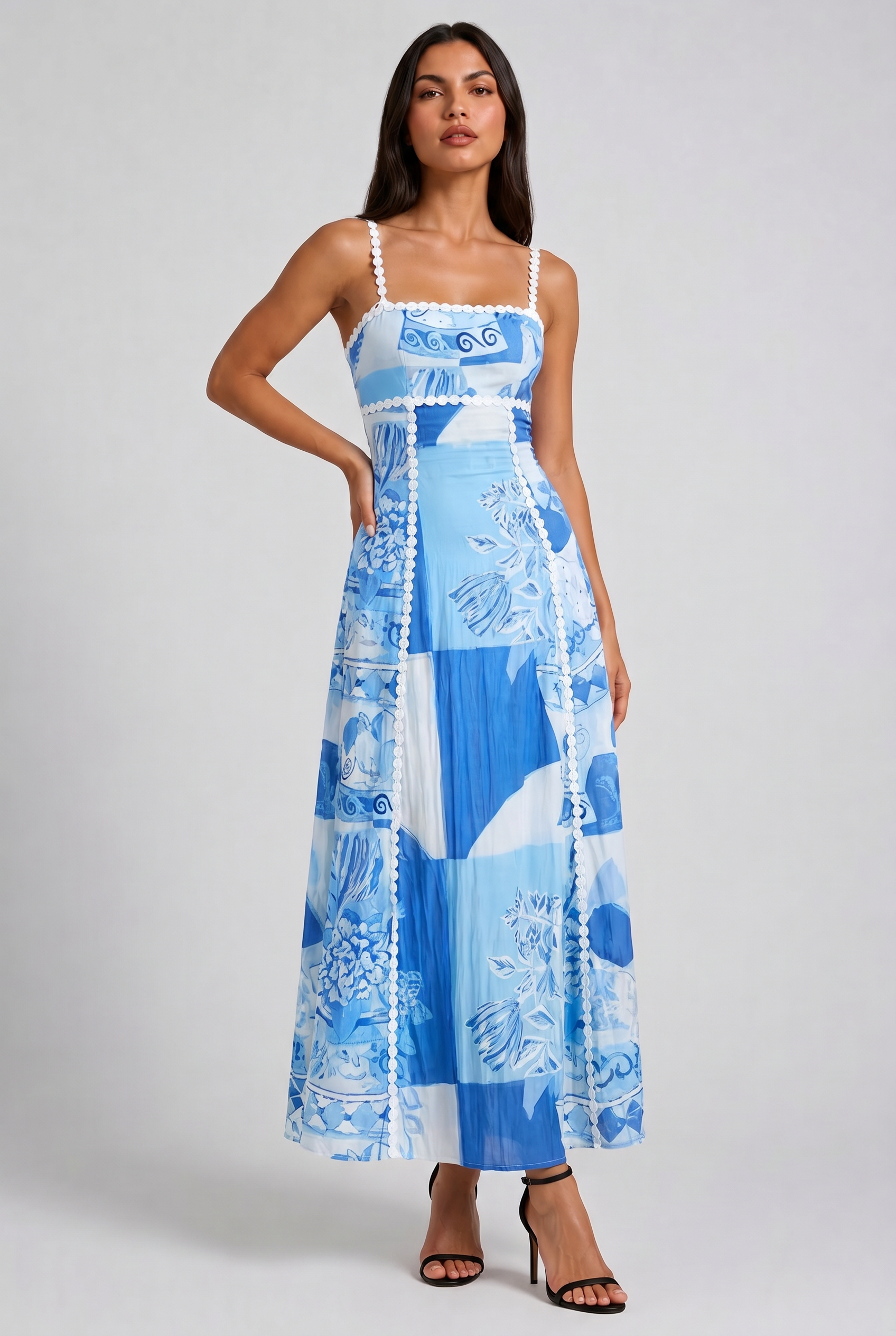 Abito Maxi Zendaya Bella di Roma – vista frontale