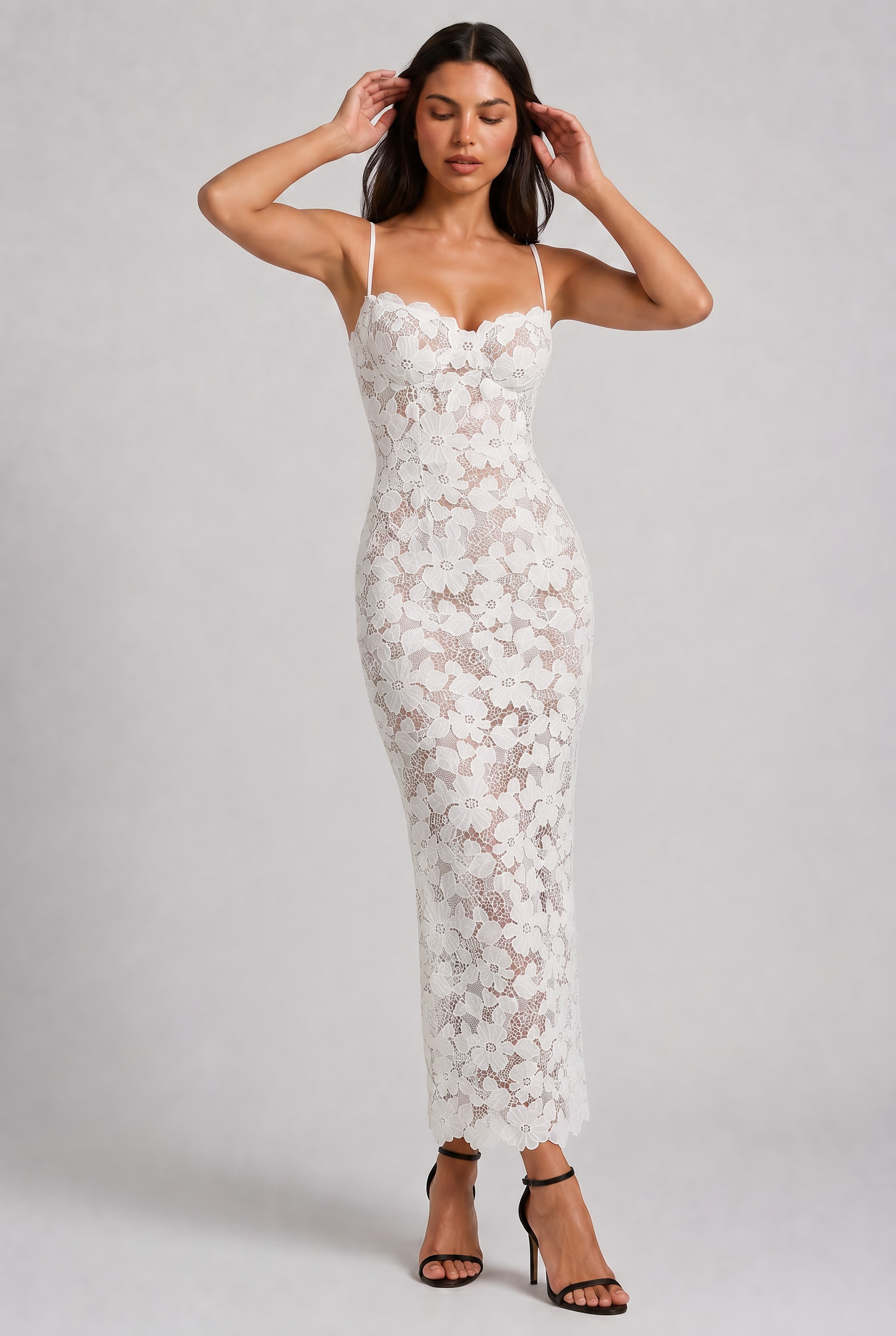 Abito Maxi Perle Bella di Roma – vista frontale