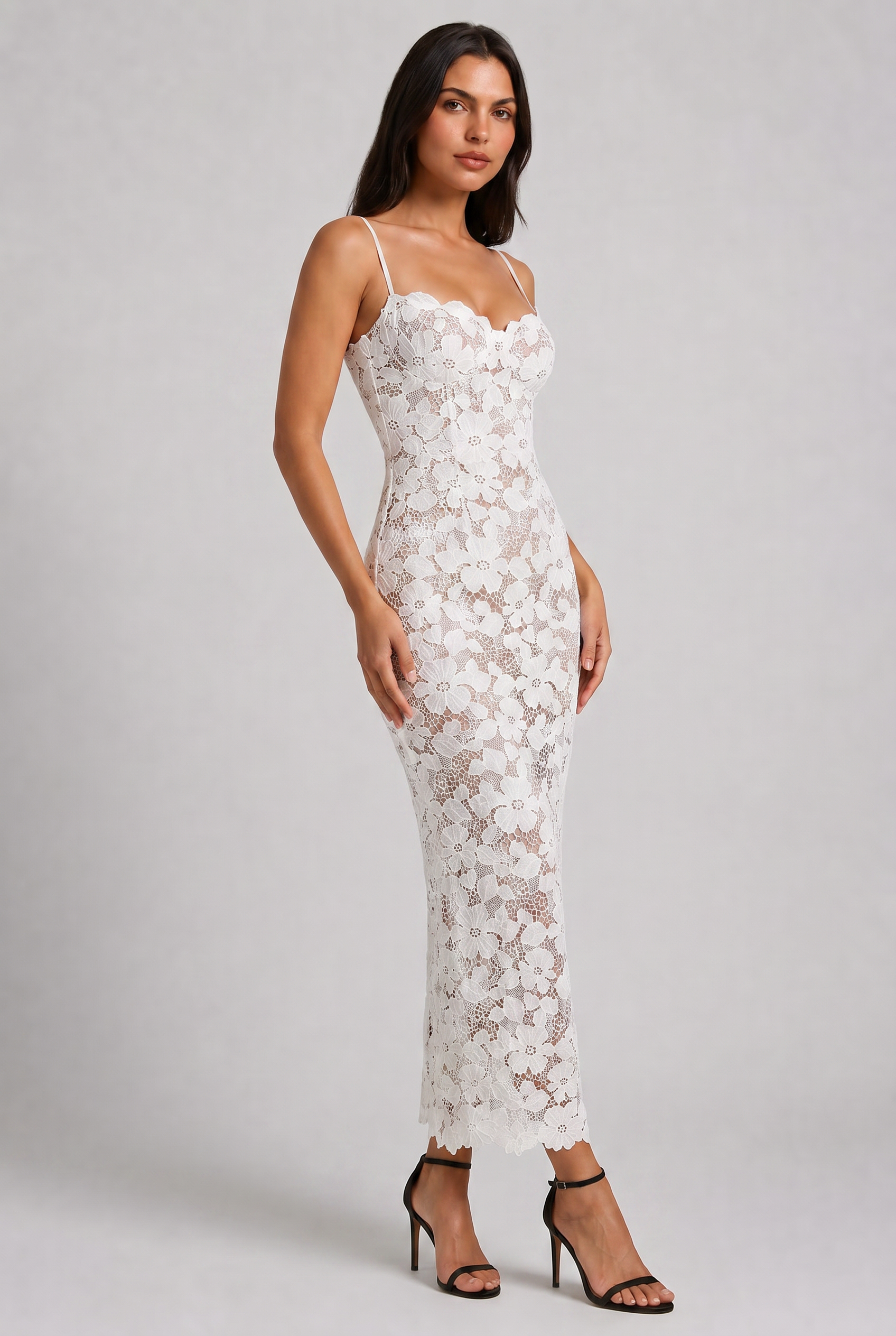 Abito Maxi Perle Bella di Roma – dettaglio