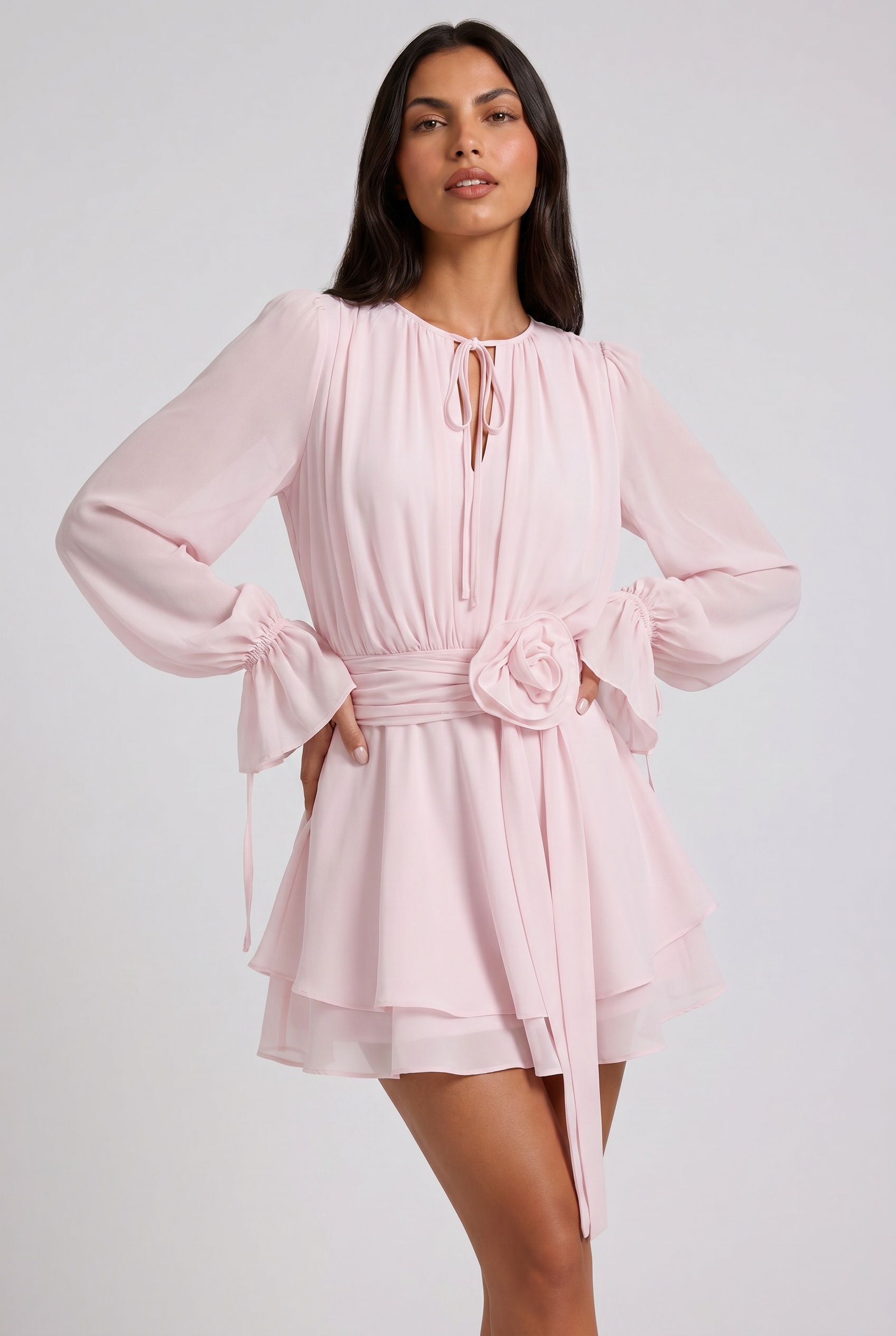 Abito Mini Mila Rosa Bella di Roma – dettaglio