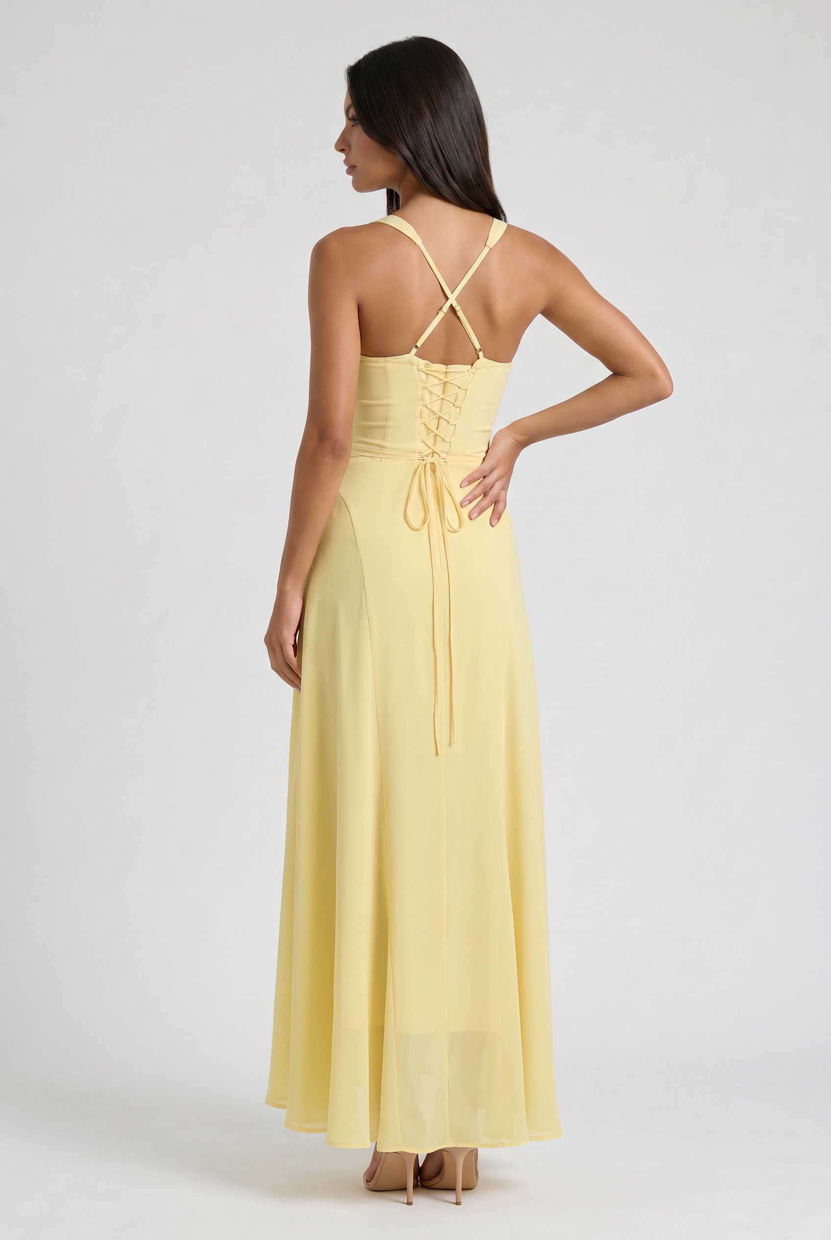 Abito Maxi Rihanna Bella di Roma – dettaglio