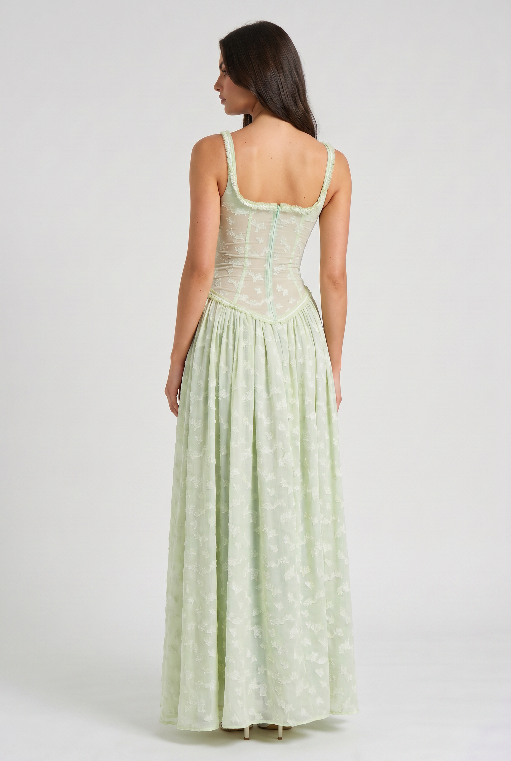 Abito Maxi Clair Bella di Roma – modella