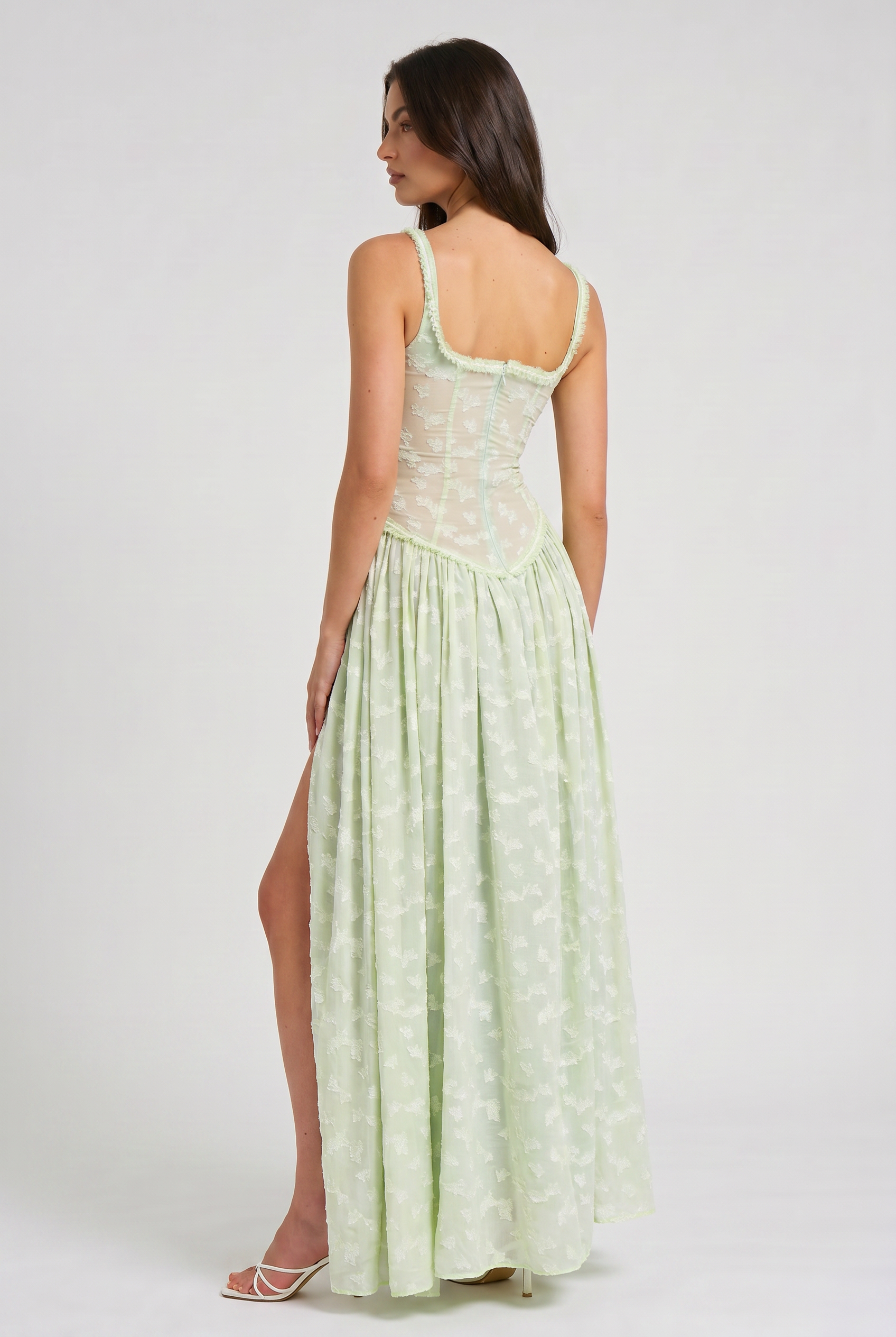 Abito Maxi Clair Bella di Roma – laterale
