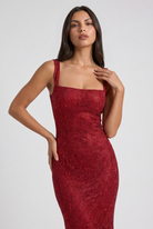 Abito Maxi Isabella con Strass Bella di Roma – modella