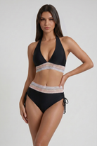 Bikini modellante Raya bordeaux Bella di Roma – silhouette valorizzata