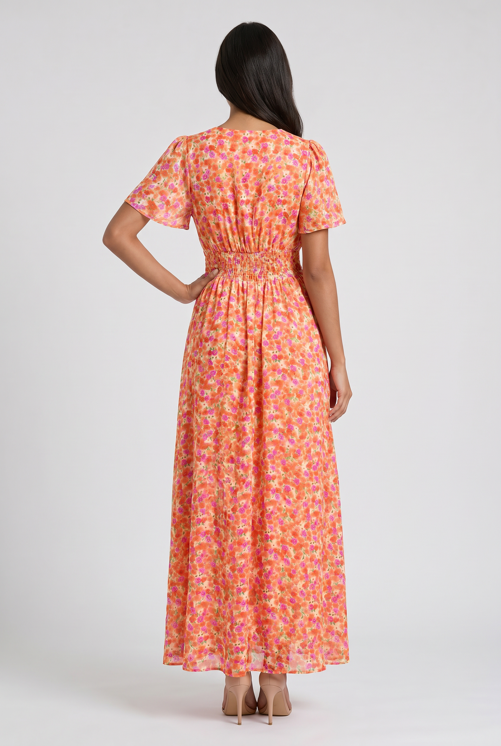 Abito Maxi Amy Bella di Roma – modella