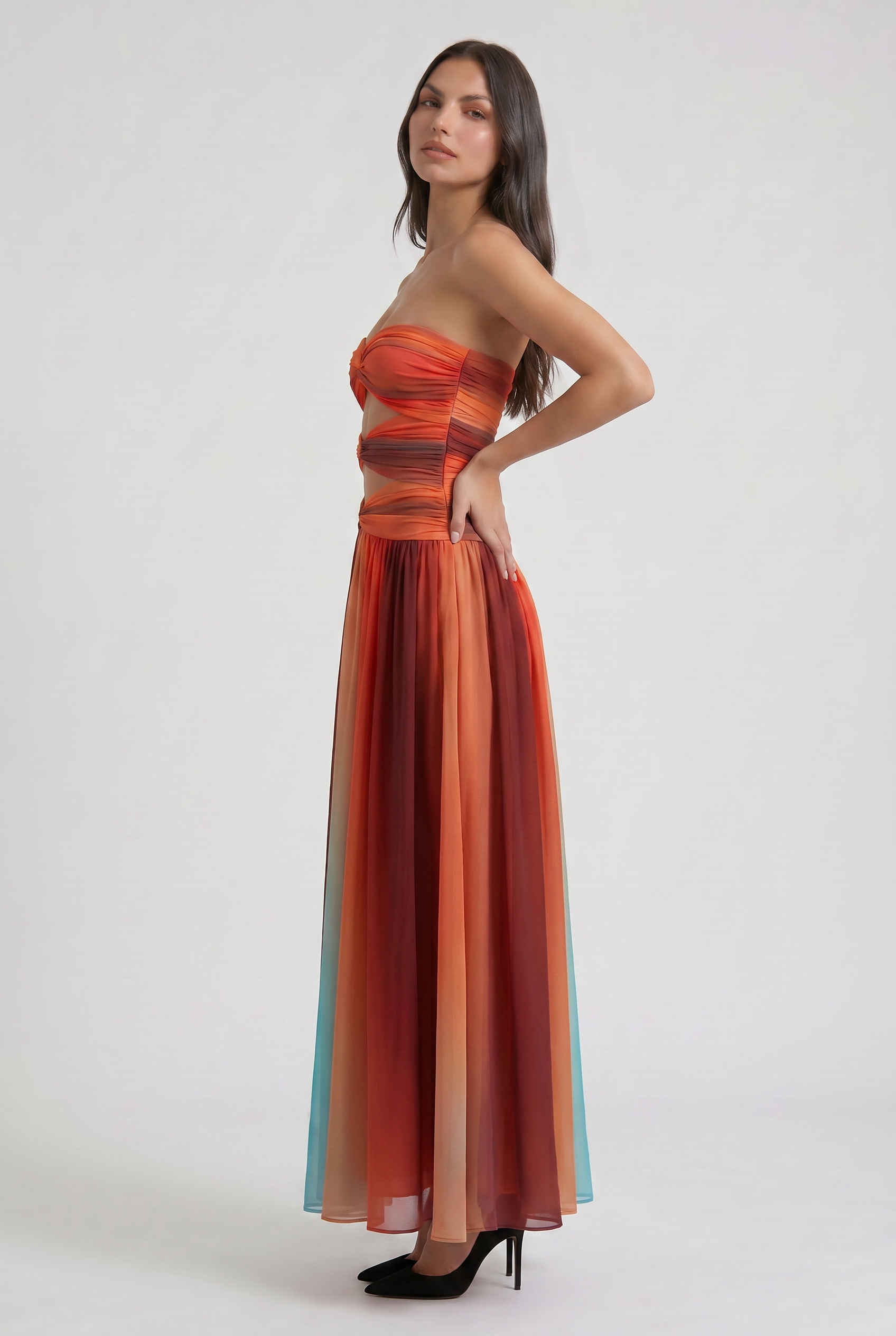 Abito Maxi Serenah Bella di Roma – modella