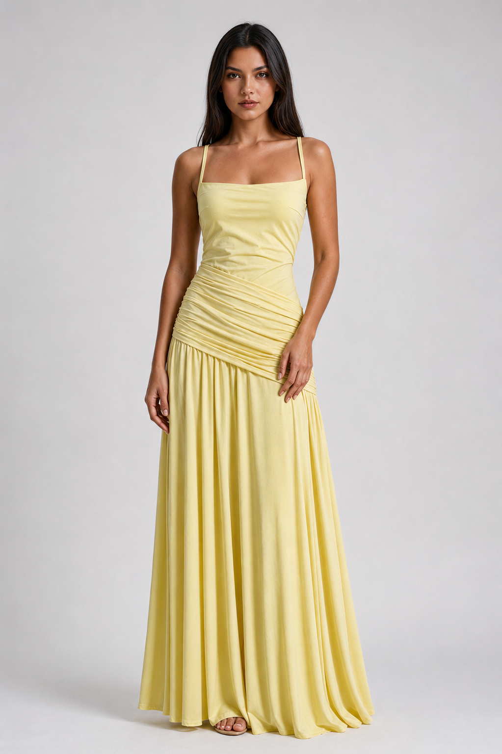 Abito Maxi Sarah Bella di Roma – vista frontale