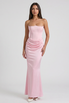 Abito Maxi Rosalind con Corsetto Bella di Roma – dettaglio corsetto