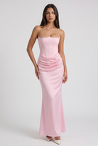 Abito Maxi Rosalind con Corsetto Bella di Roma – vista frontale