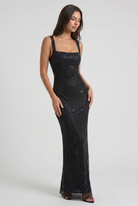 Abito Maxi Isabella con Strass Bella di Roma – modella