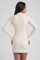 Abito Mini Giada Bianco Bella di Roma – laterale