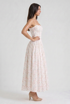 Abito maxi Imogen bianco Bella di Roma – gonna lunga