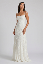 Abito maxi Louise salvia Bella di Roma – silhouette femminile