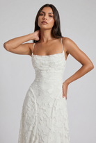 Abito maxi Louise salvia Bella di Roma – tessuto leggero