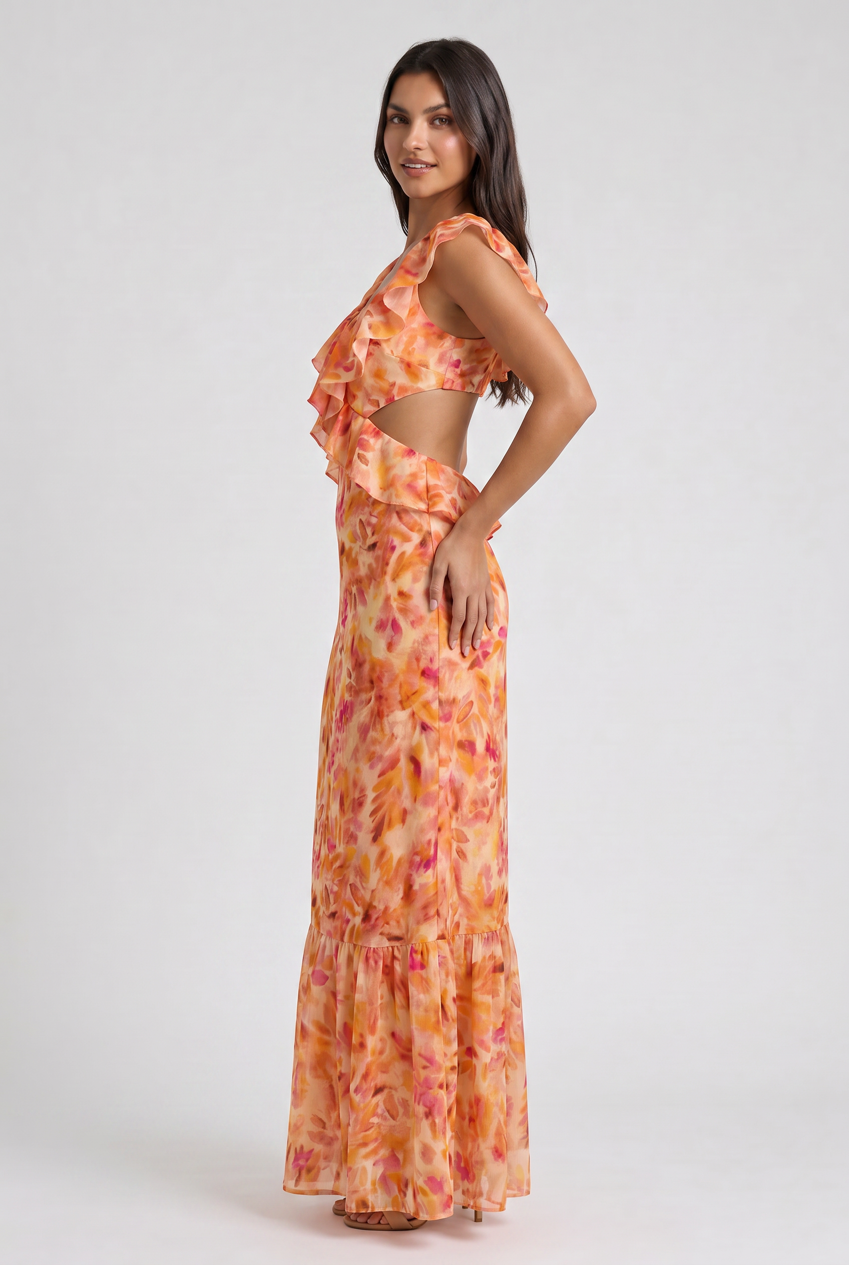 Abito Maxi Maryjane Bella di Roma – modella