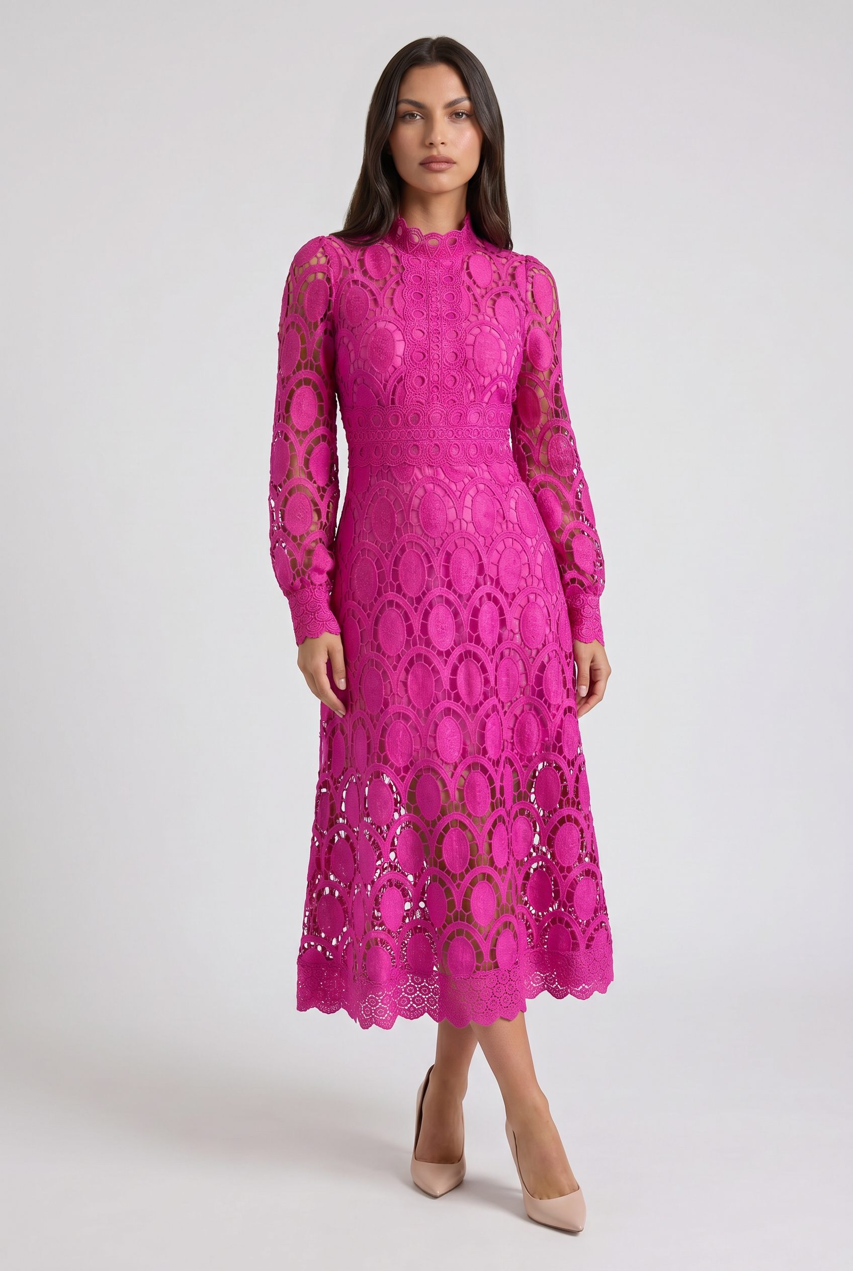Abito Maxi Acia Bella di Roma – dettaglio