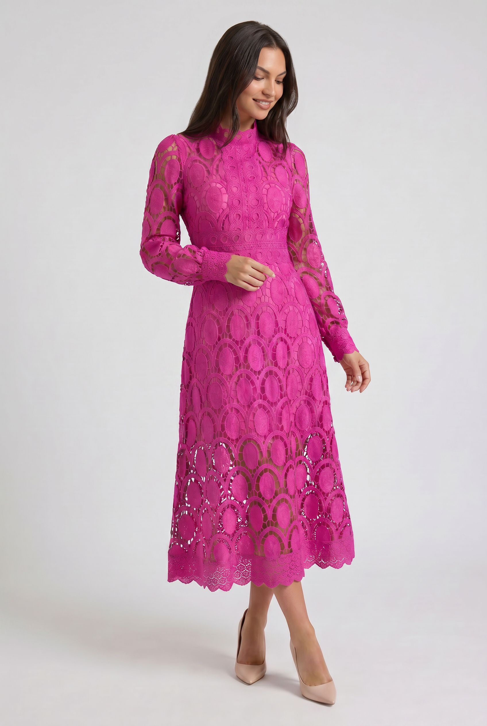 Abito Maxi Acia Bella di Roma – laterale