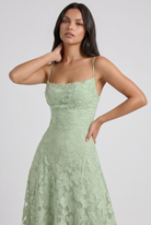 Abito maxi Louise nero Bella di Roma – vista frontale