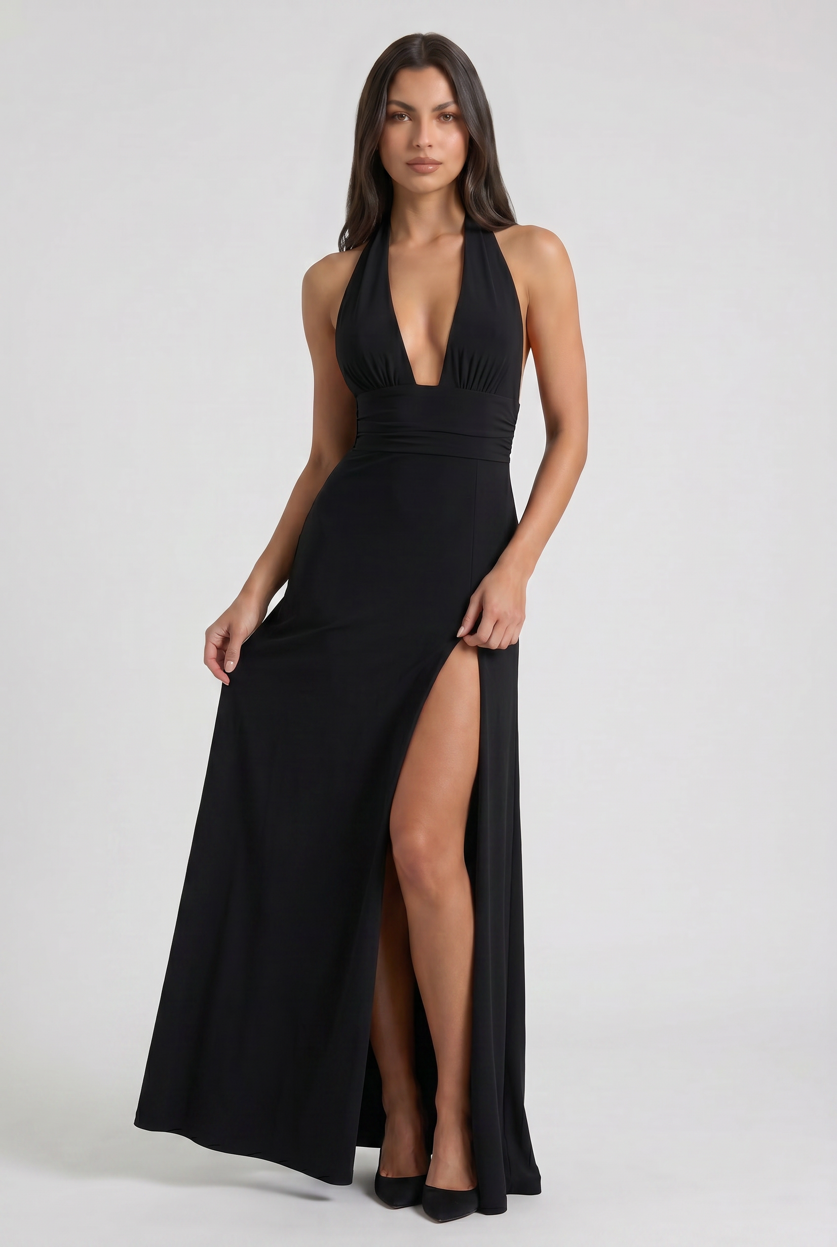 Abito Maxi Rita Bella di Roma – vista frontale