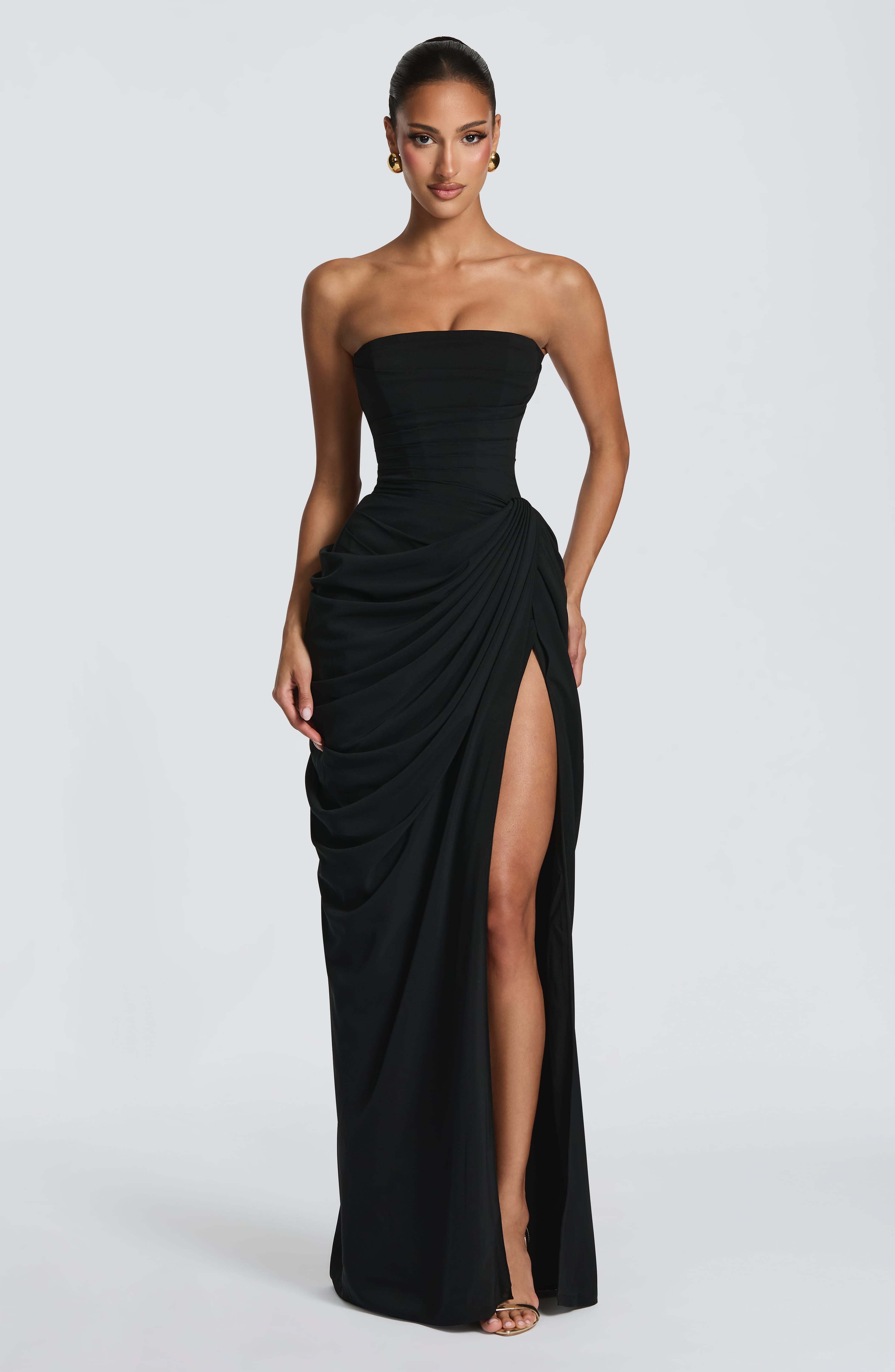 Abito maxi Lois corsetto Bella di Roma – 6 colori taglie XS-XXL