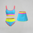 Costume da bagno tre pezzi blu – i tre capi coordinati | Bella di Roma