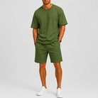 Set uomo oversize con t-shirt e pantaloni corti – set coordinato | Bella di Roma