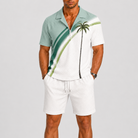 Set polo uomo con pantaloni coordinati – vista frontale | Bella di Roma