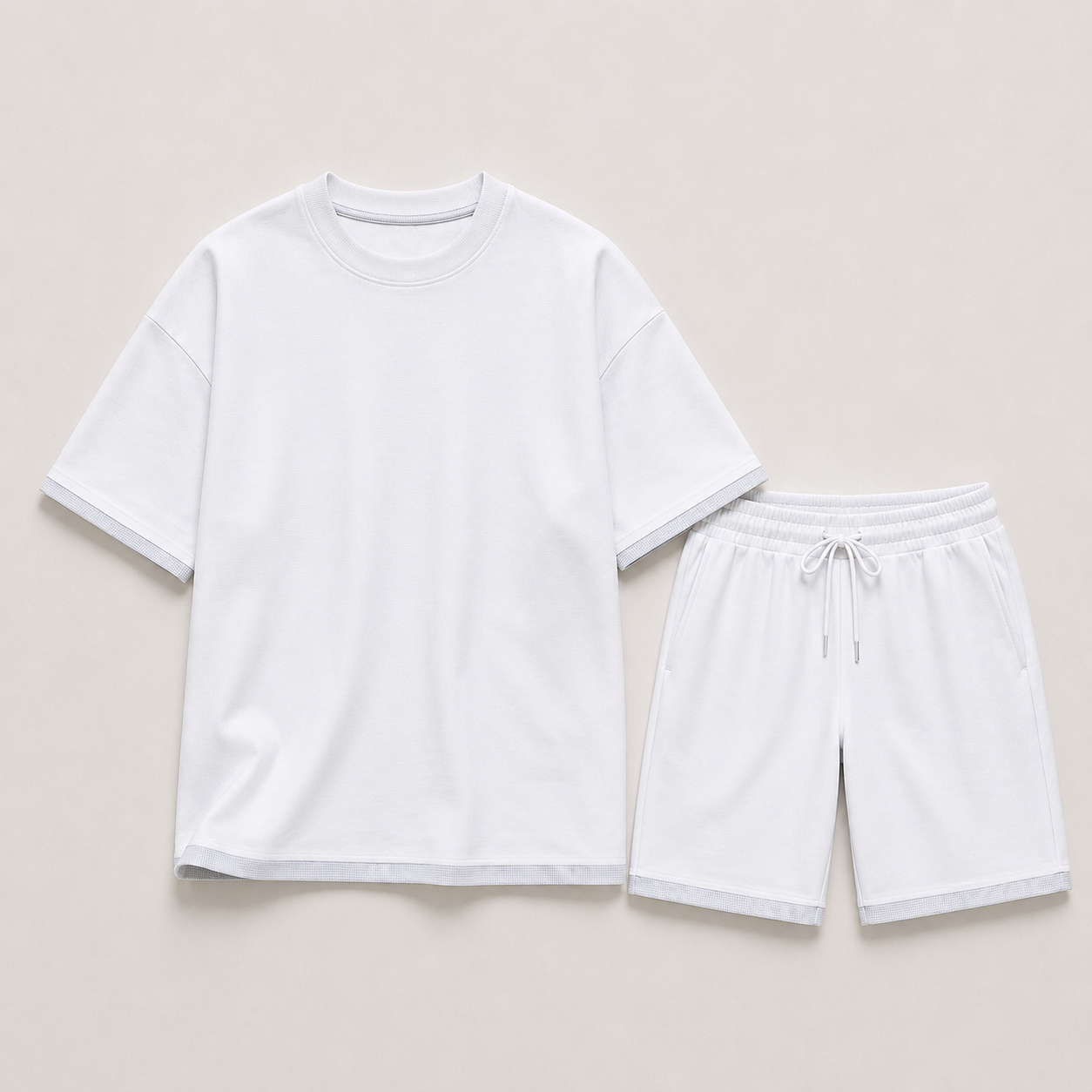 Set uomo oversize con t-shirt e pantaloni corti | Bella di Roma
