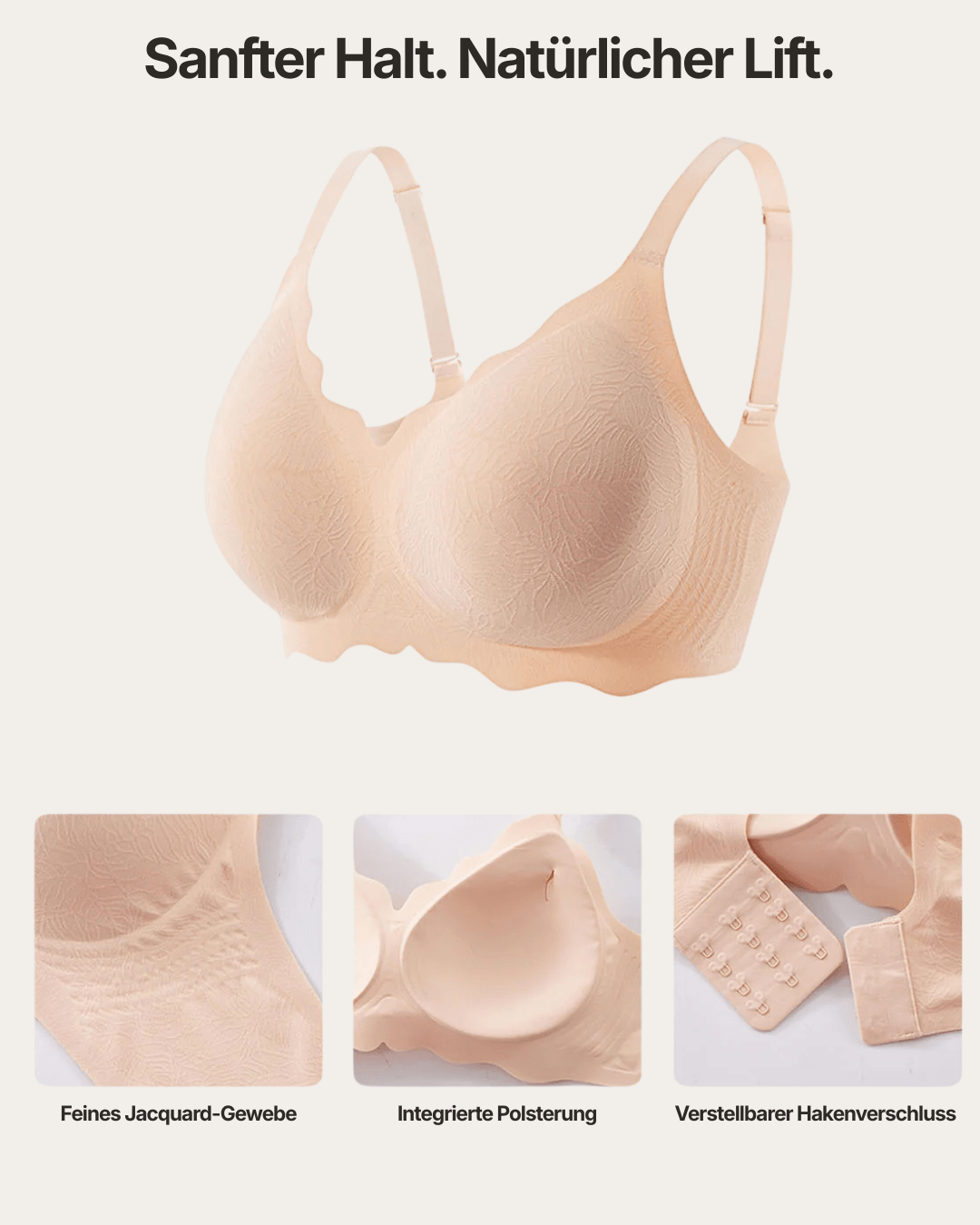 Reggiseno Comfort Elegance Bella di Roma – laterale